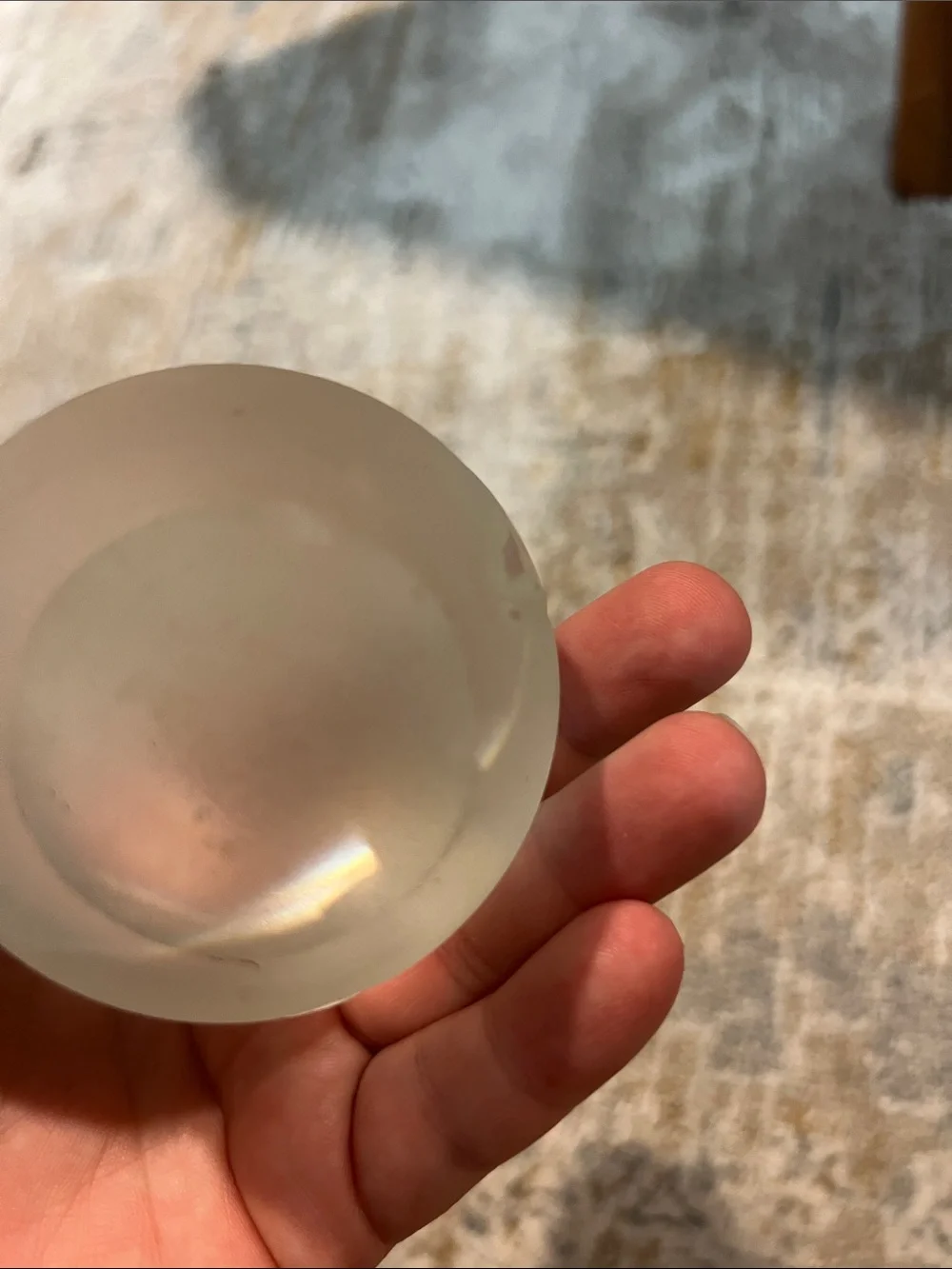 Frosted Glass Globe paperweight z19